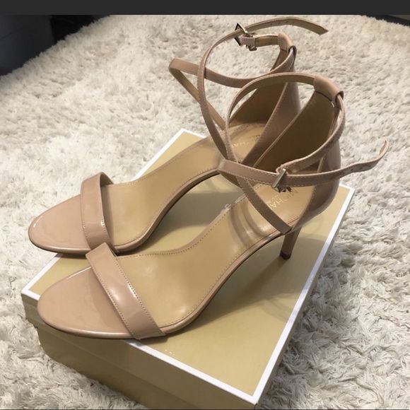 Michael Kors Ava Strappy Sandal Size 10 Blush - Picture 5 of 12